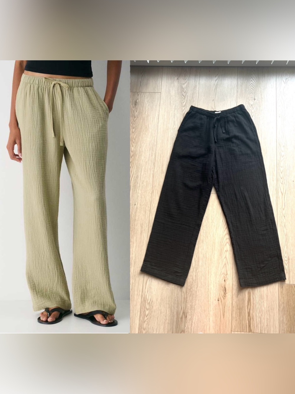 Little Moon AirPlush Cotton™ Sail Pant Sz S Regular height Black